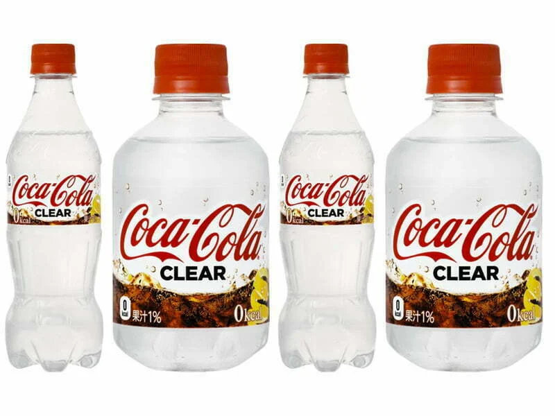 Chega a primeira Coca-Cola transparente