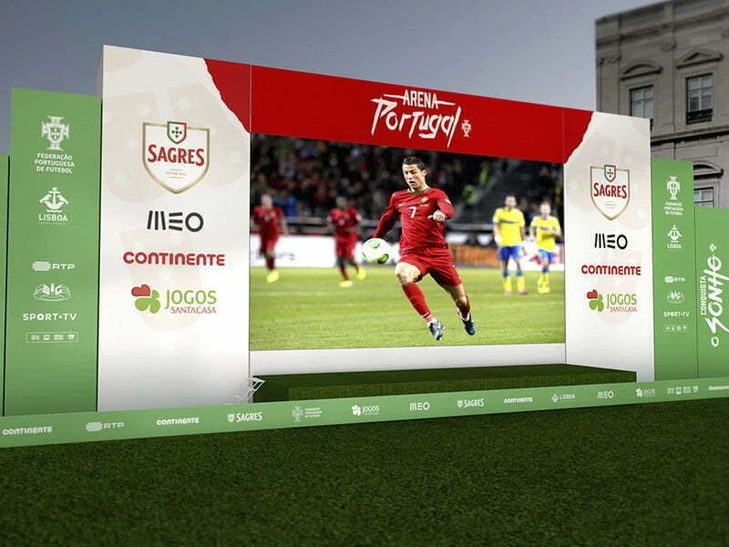 Estádio Sagres recebe adeptos no Terreiro do Paço para ver o Mundial de Futebol