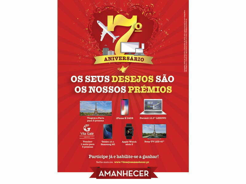 Amanhecer lança campanha para assinalar 7.º aniversário