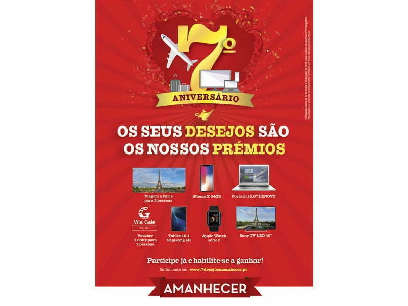 Amanhecer lança campanha para assinalar 7.º aniversário