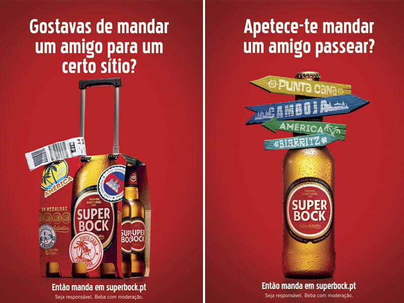 Super Bock oferece viagens a quem “mandar um amigo para um certo sítio”