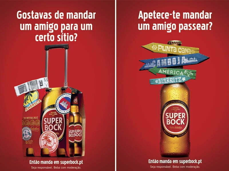 Super Bock oferece viagens a quem “mandar um amigo para um certo sítio”