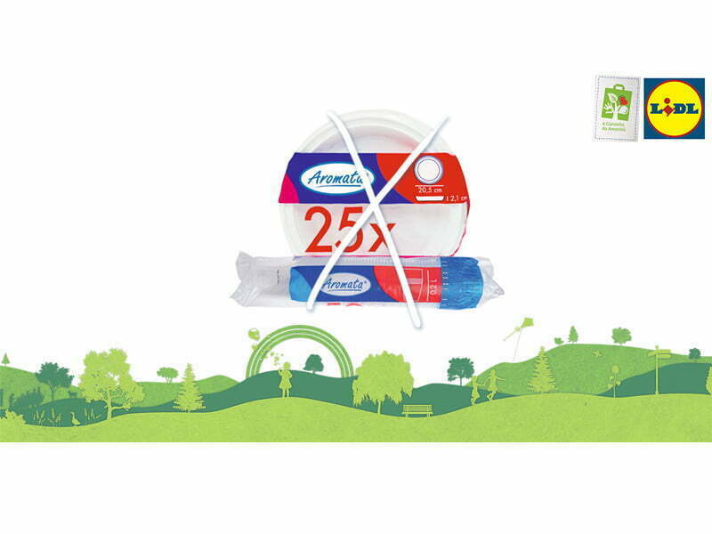 Lidl retira do seu sortido produtos de plástico descartável