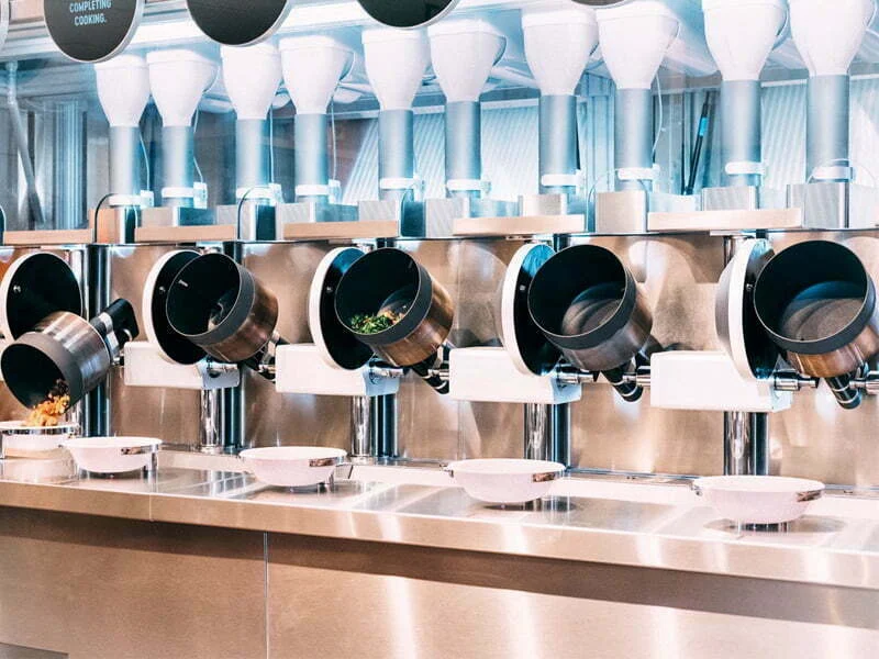 O restaurante onde tudo é robotizado