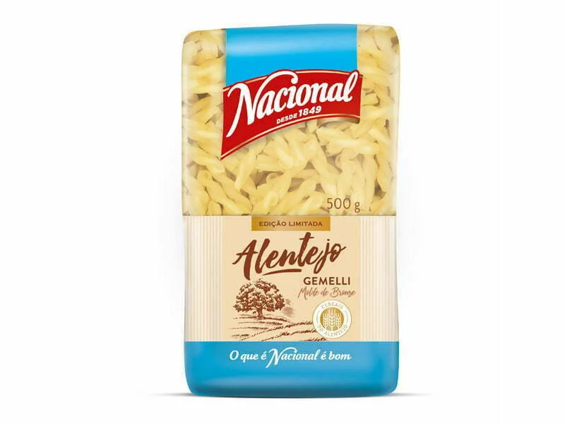 Novas massas Nacional com trigo 100% alentejano