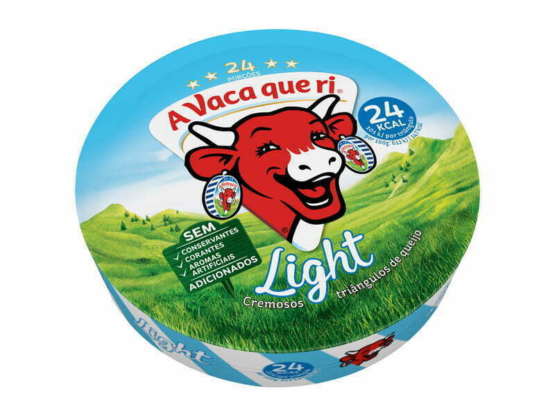 A Vaca que ri Light disponível em versão de 24 porções
