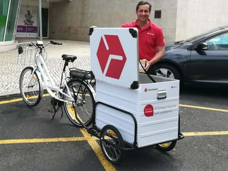 Chronopost aposta em bicicletas elétricas para distribuir encomendas em Lisboa