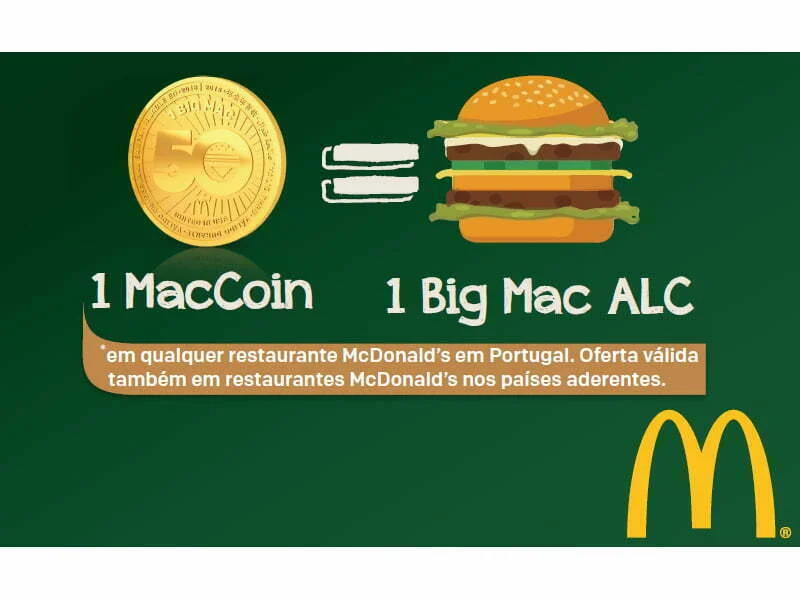 McDonald’s lança MacCoin para trocar por hambúrgueres