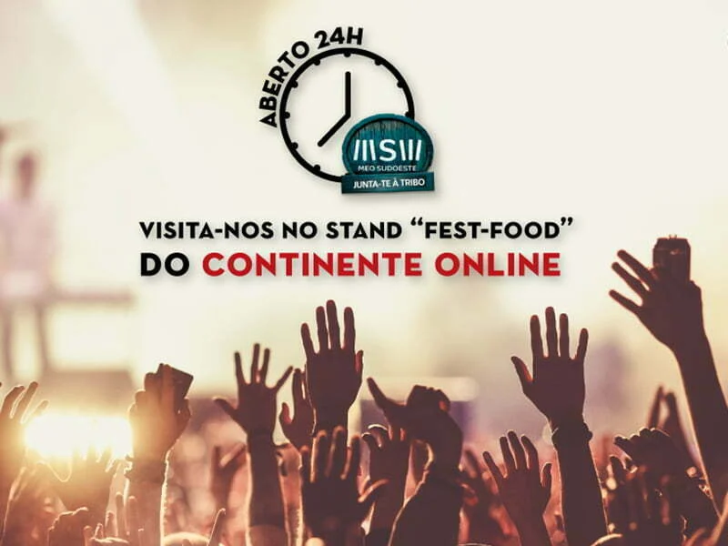 Compras 24 horas por dia para festivaleiros no Meo Sudoeste