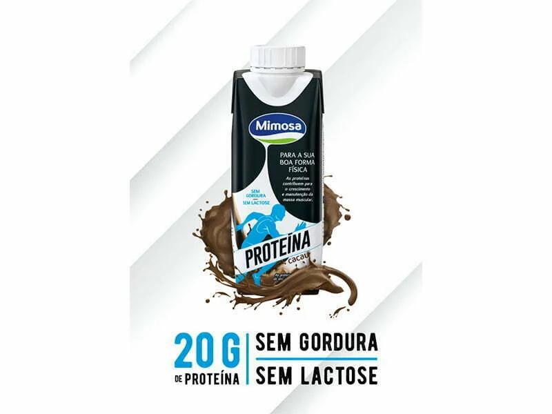 Mimosa Proteína é a bebida láctea para os amantes do desporto