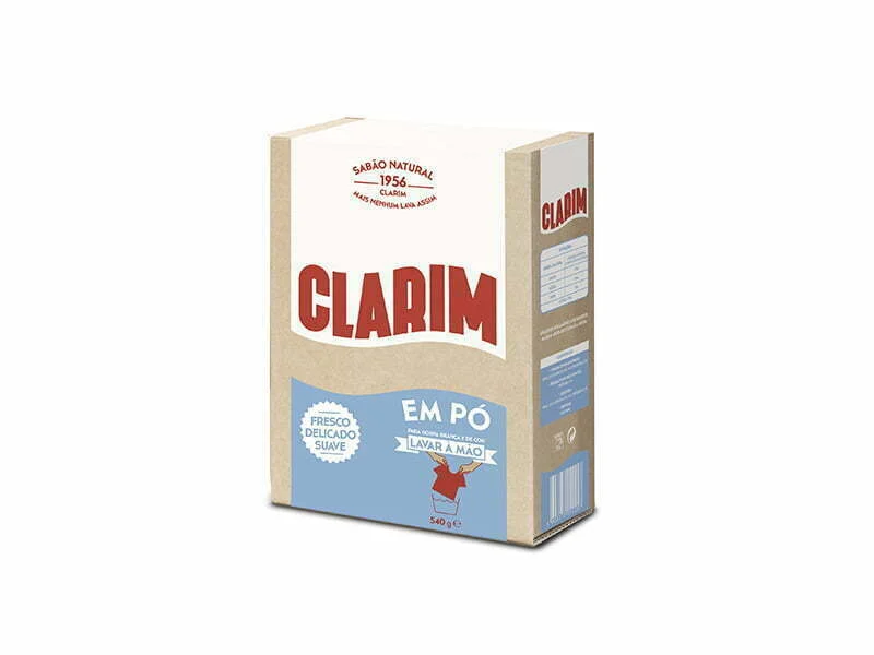 Clarim lança sabão para a roupa em pó