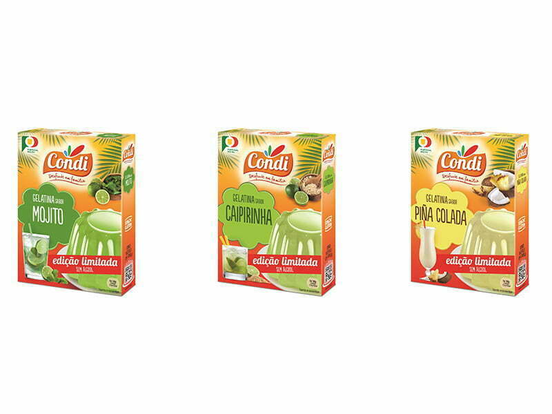 Condi lança gelatinas cocktail de edição limitada
