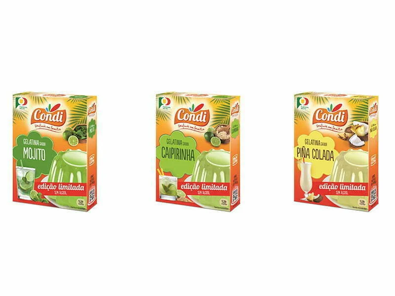 Condi lança gelatinas cocktail de edição limitada
