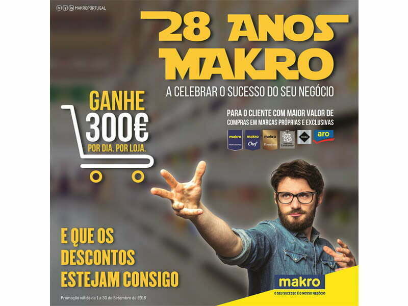 Makro celebra 28 anos com descontos e prémios