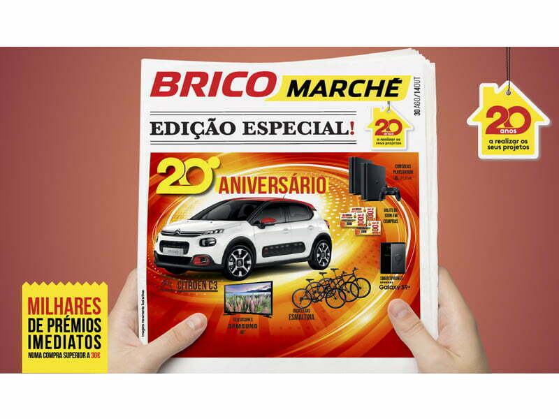 Bricomarché celebra o 20.º aniversário com milhares de prémios