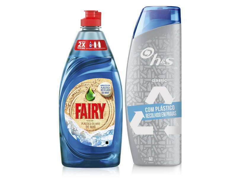 P&G apresenta embalagens 100% recicladas produzidas com plástico do mar