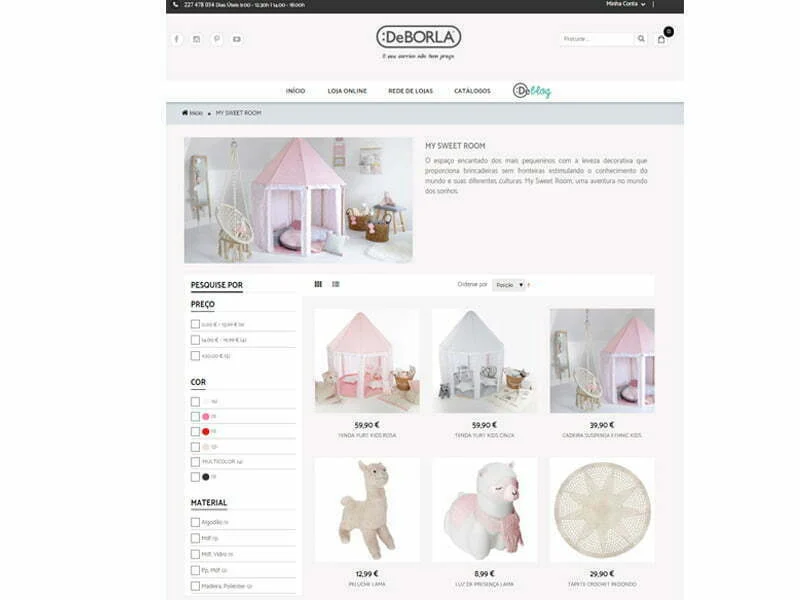 Vendas online da DeBORLA em grande crescimento