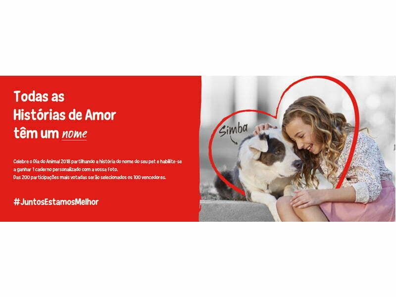 Purina convida a partilhar a história do nome dos pets