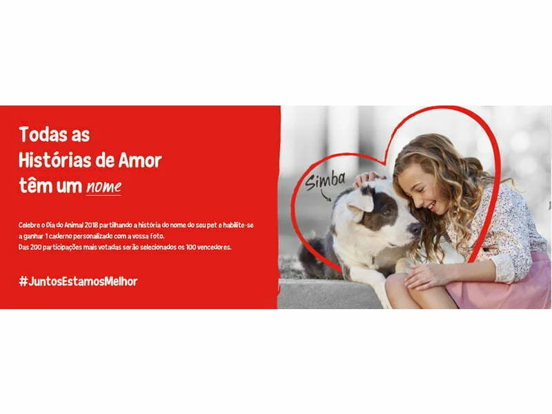 Purina convida a partilhar a história do nome dos pets