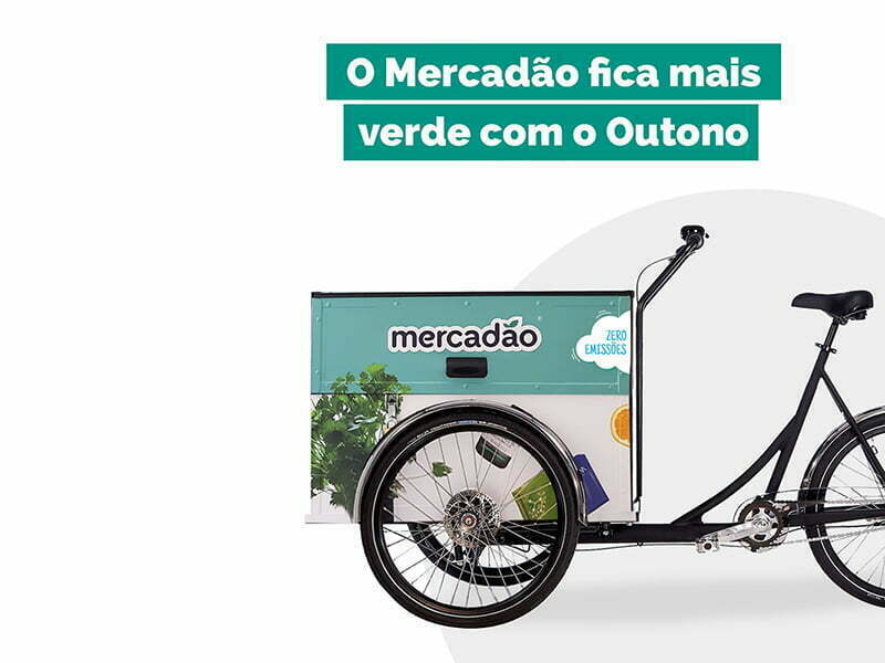Mercadão começa a entregar as compras de bicicleta