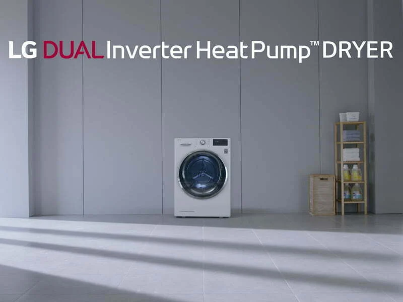 LG lança nova máquina de secar a roupa com eficiência energética A+++