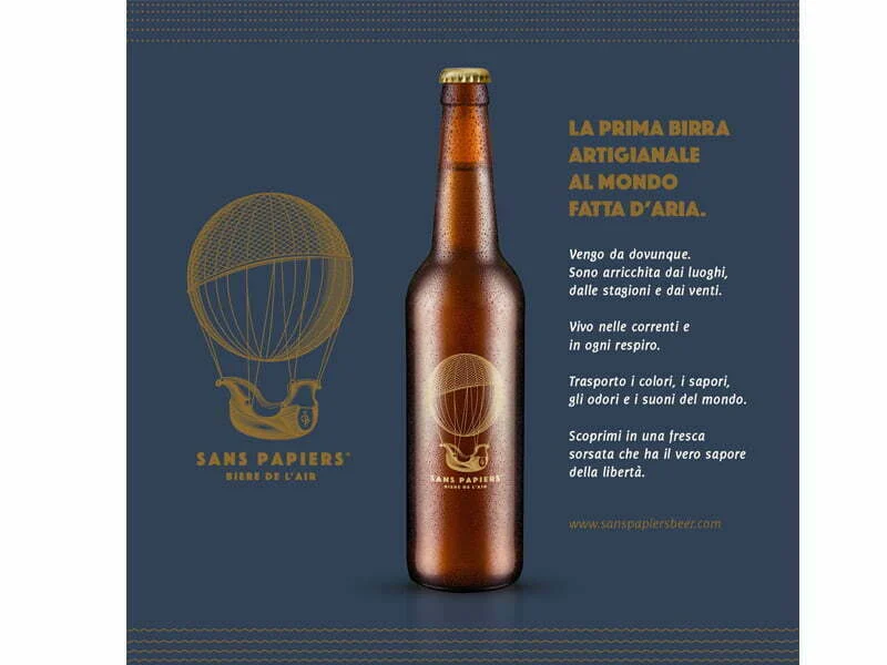 Cerveja criada a partir do ar