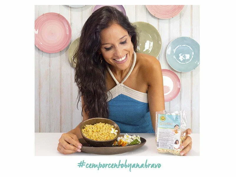 Nutricionista Ana Bravo apresenta a sua nova linha de produtos alimentares em parceria com a Cem Porcento