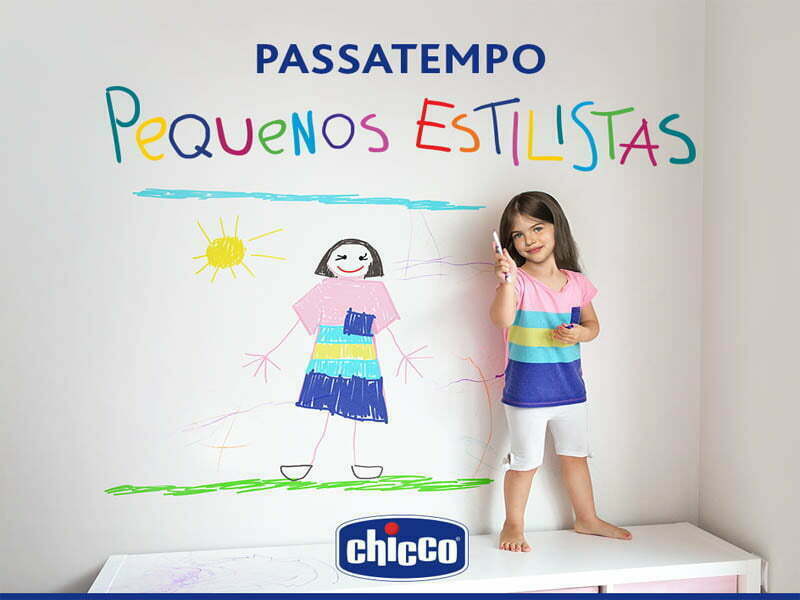 Chicco convida crianças a desenharem roupa