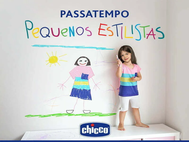 Chicco convida crianças a desenharem roupa