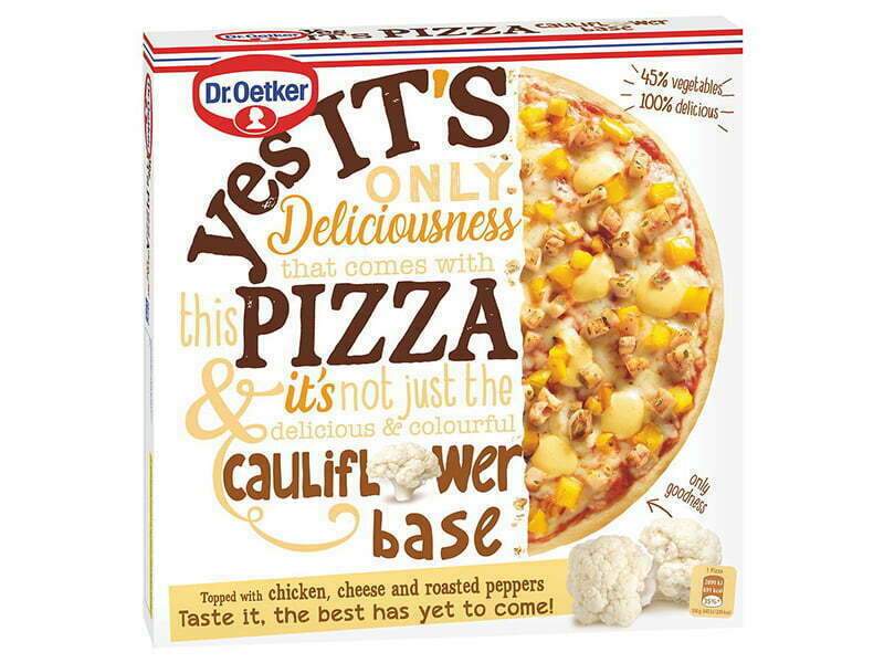Dr. Oetker lança pizza com massa vegetal
