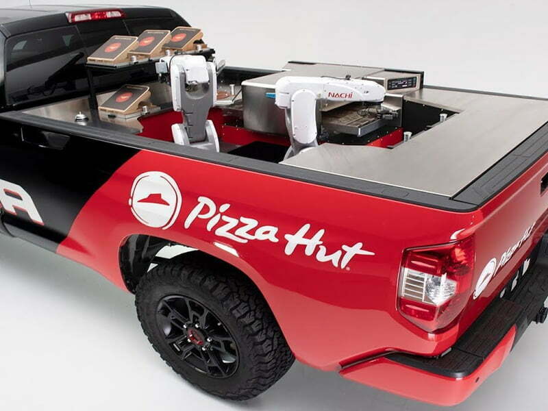 Pizza Hut usará robots para ser a cadeia mais rápida a entregar pizzas em casa