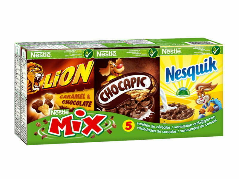 Nestlé lança mix de cinco marcas diferentes num só pack de cereais