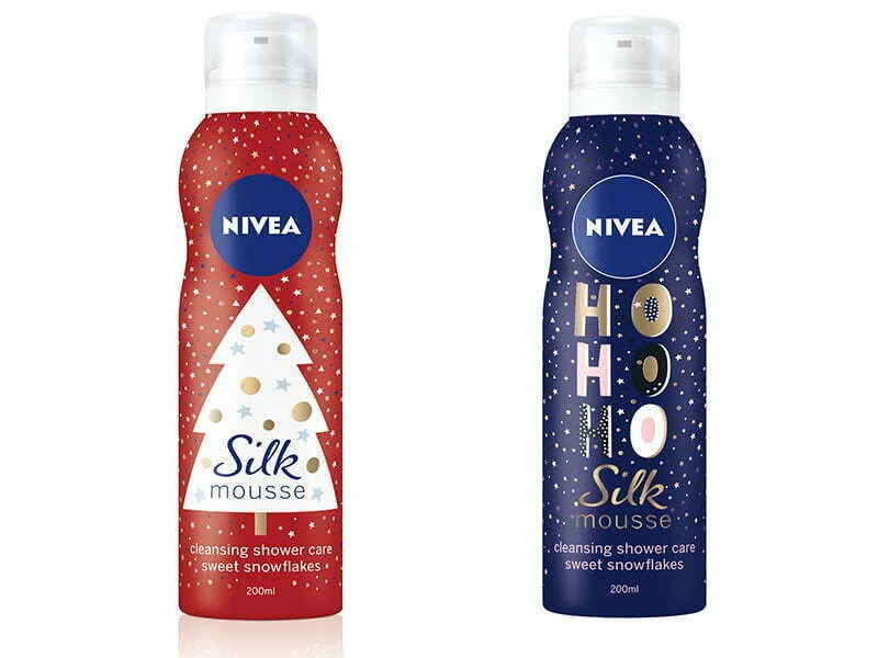 Nivea lança edição limitada de Natal de mousse de duche