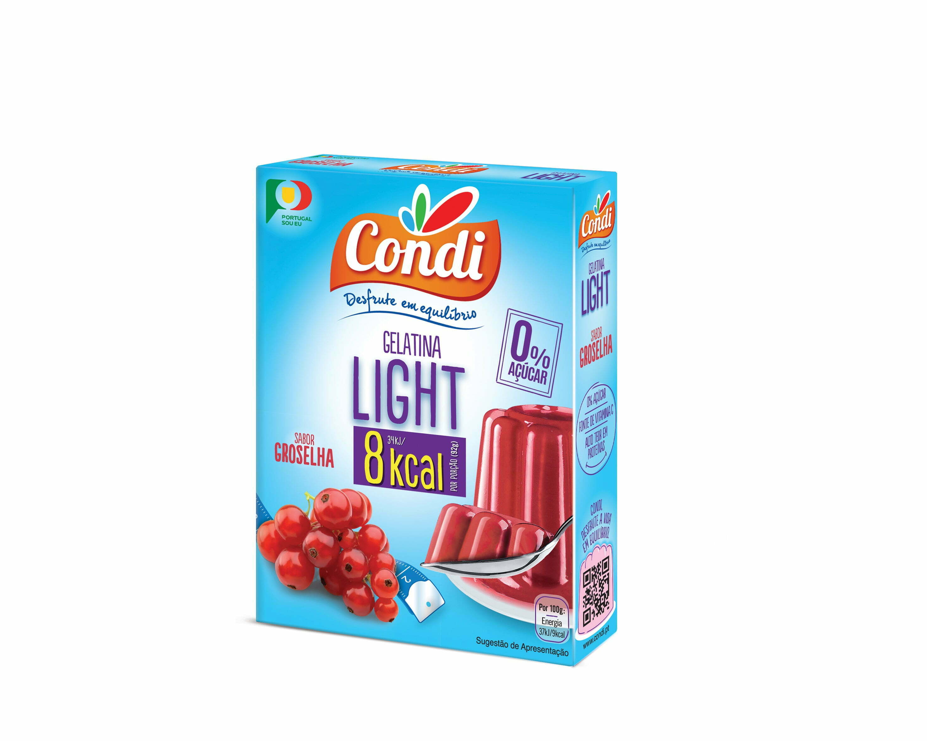 Gama de gelatinas light da Condi apresenta novo sabor