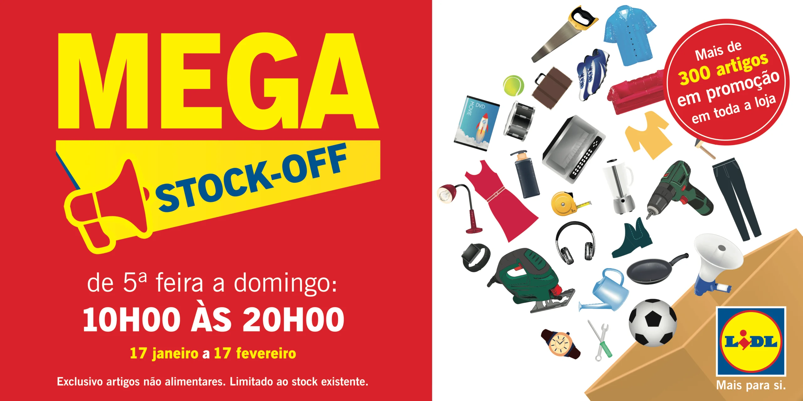 Lidl Portugal promove Mega Stock-Off