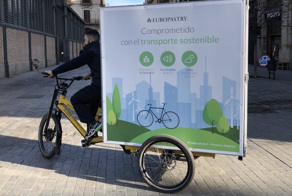 Europastry testa entregas de bicicleta