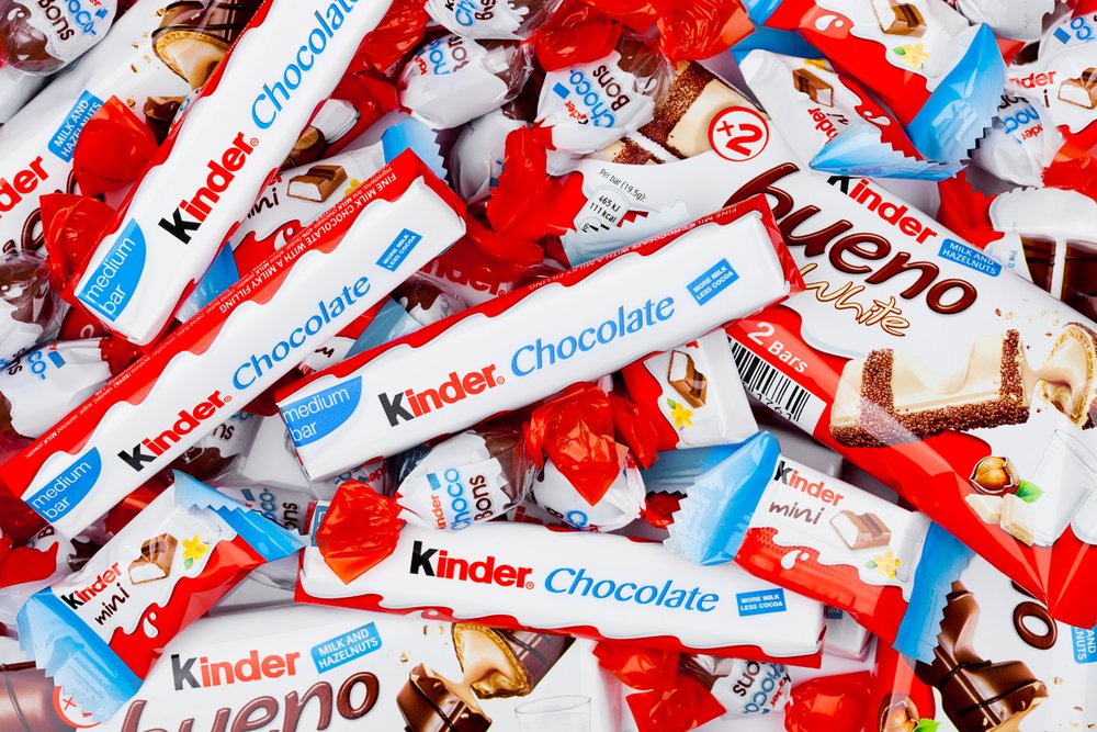 Vendas da Ferrero aumentam 2,1%