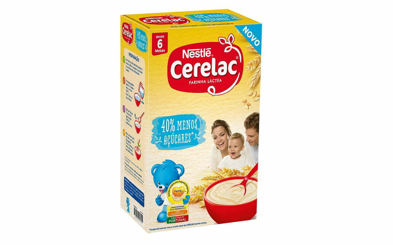 Cerelac lança uma nova papa com 40% menos açúcares