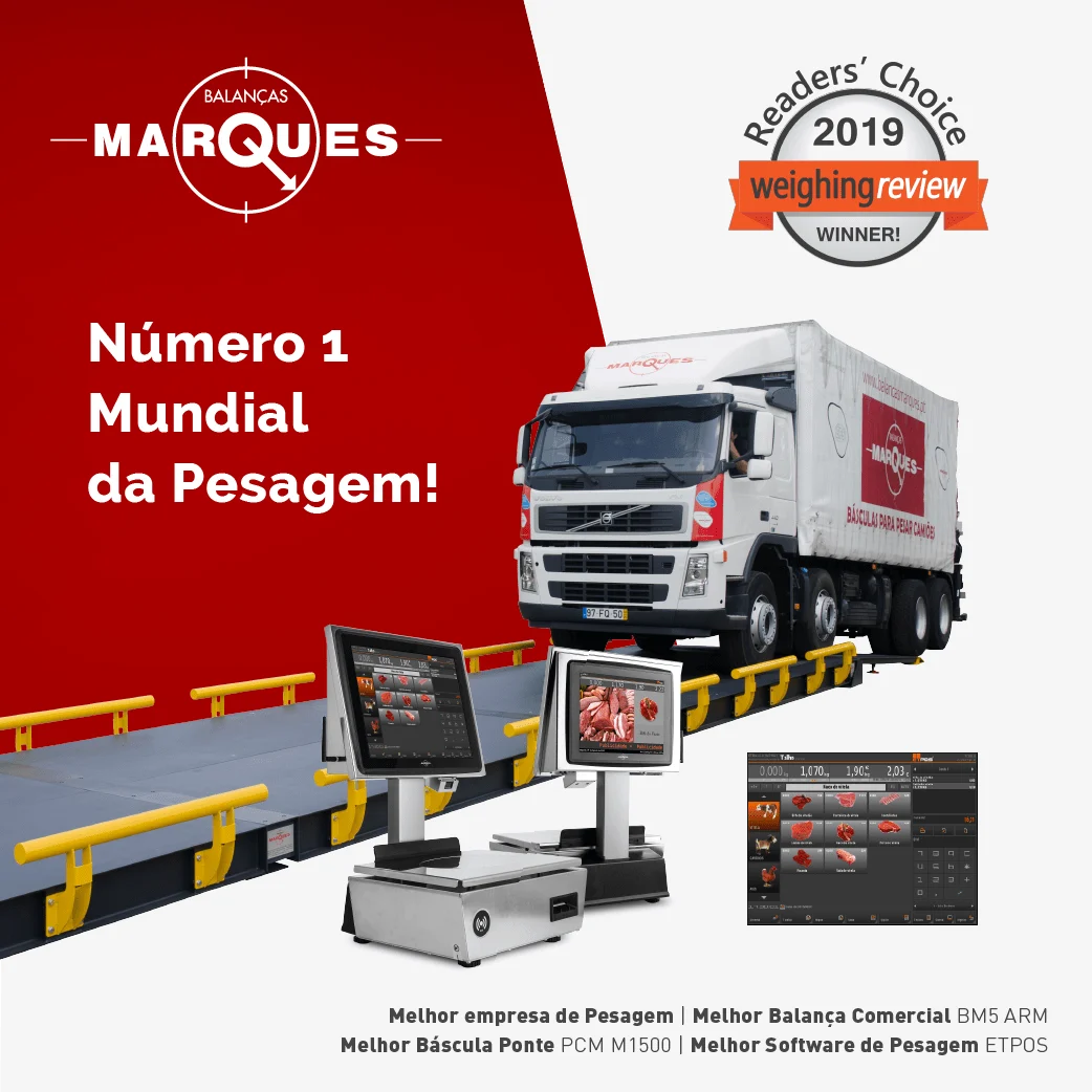 Balanças Marques eleita a melhor empresa de pesagem do mundo