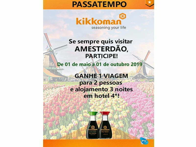 Kikkoman e Ponte Vertical levam-no a Amesterdão