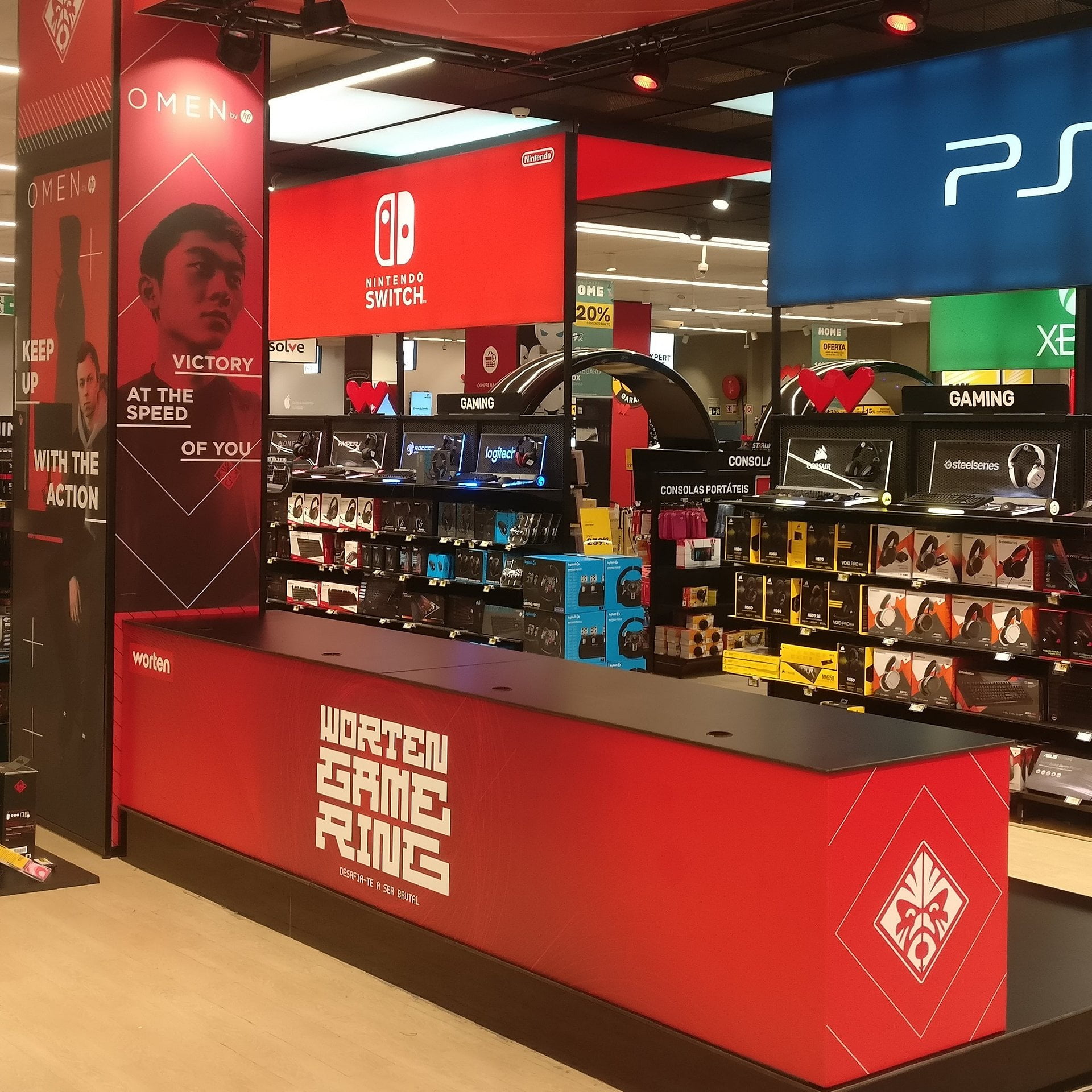 Worten e Omen by HP apresentam nova zona de gaming