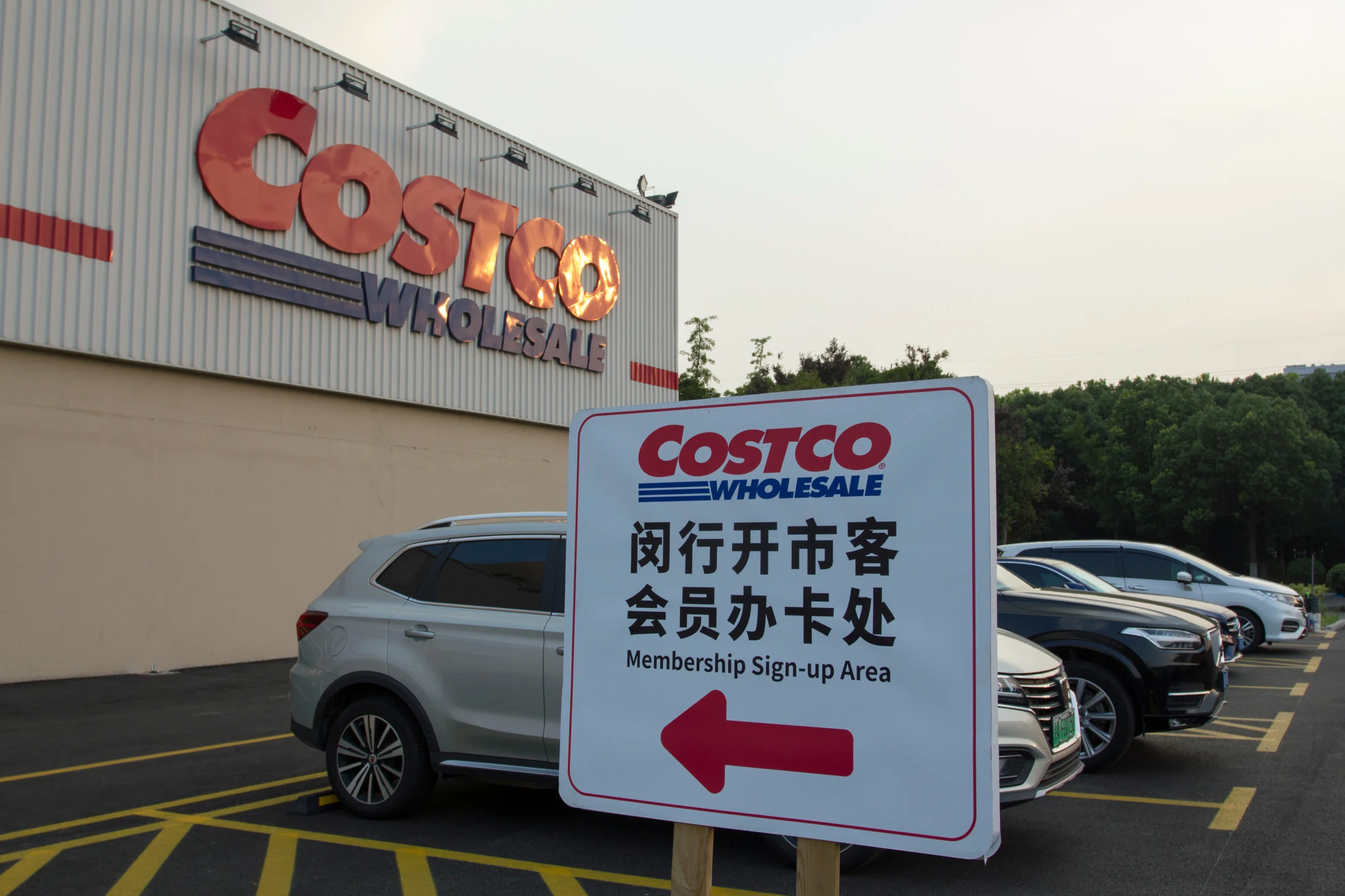 Costco com aterragem turbulenta na China