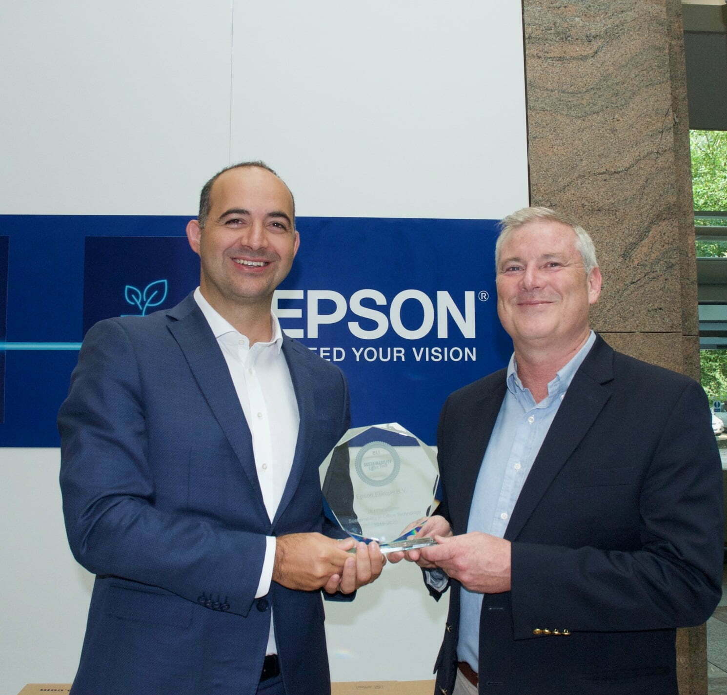 Epson recebe prémio de sustentabilidade pela Keypoint Intelligence PaceSetter