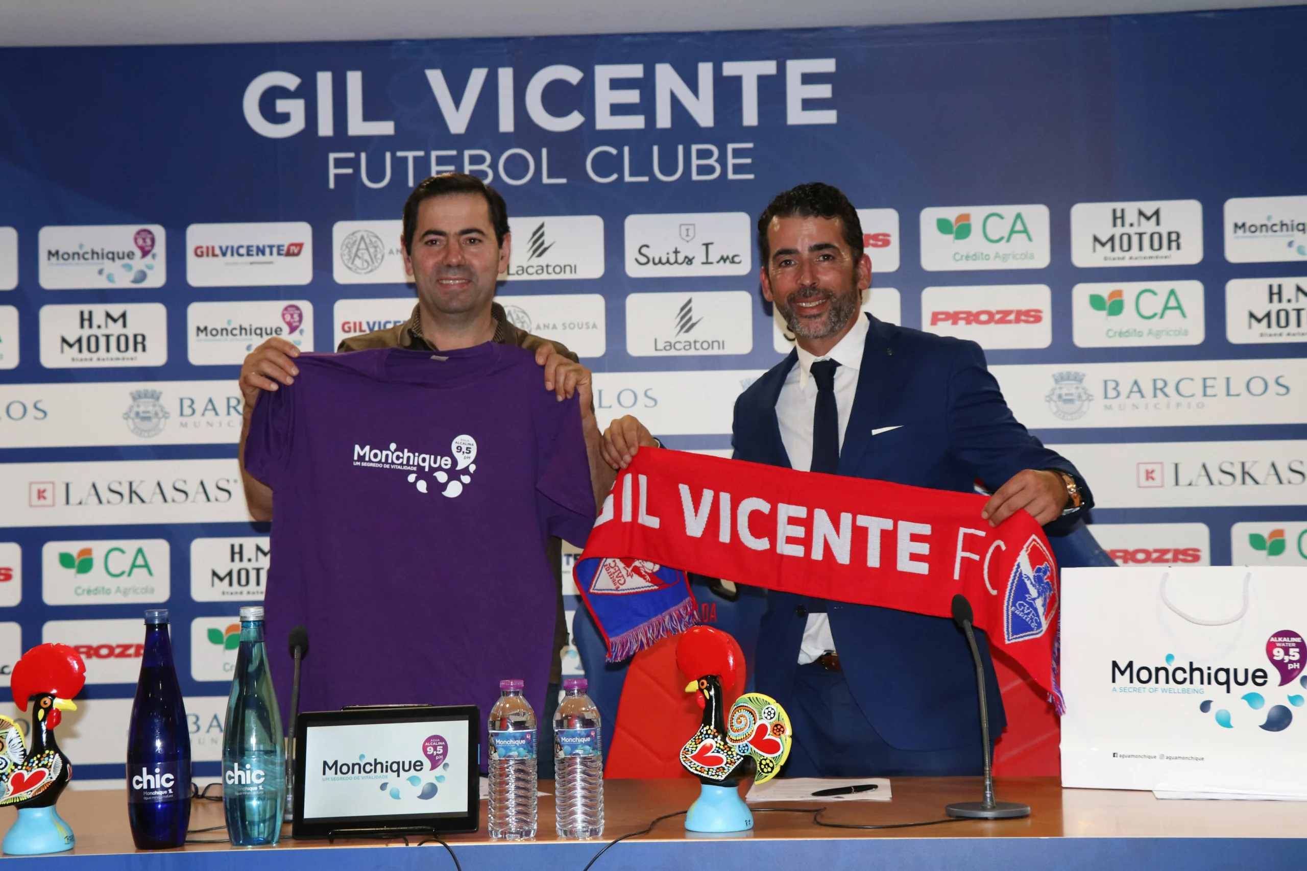 Água Monchique renova parceria com o Gil Vicente Futebol Clube