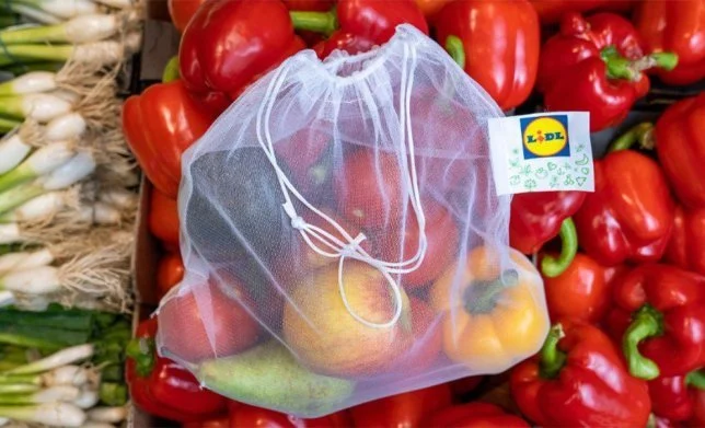 Lidl lança novo saco sustentável para a seção de frutas e vegetais