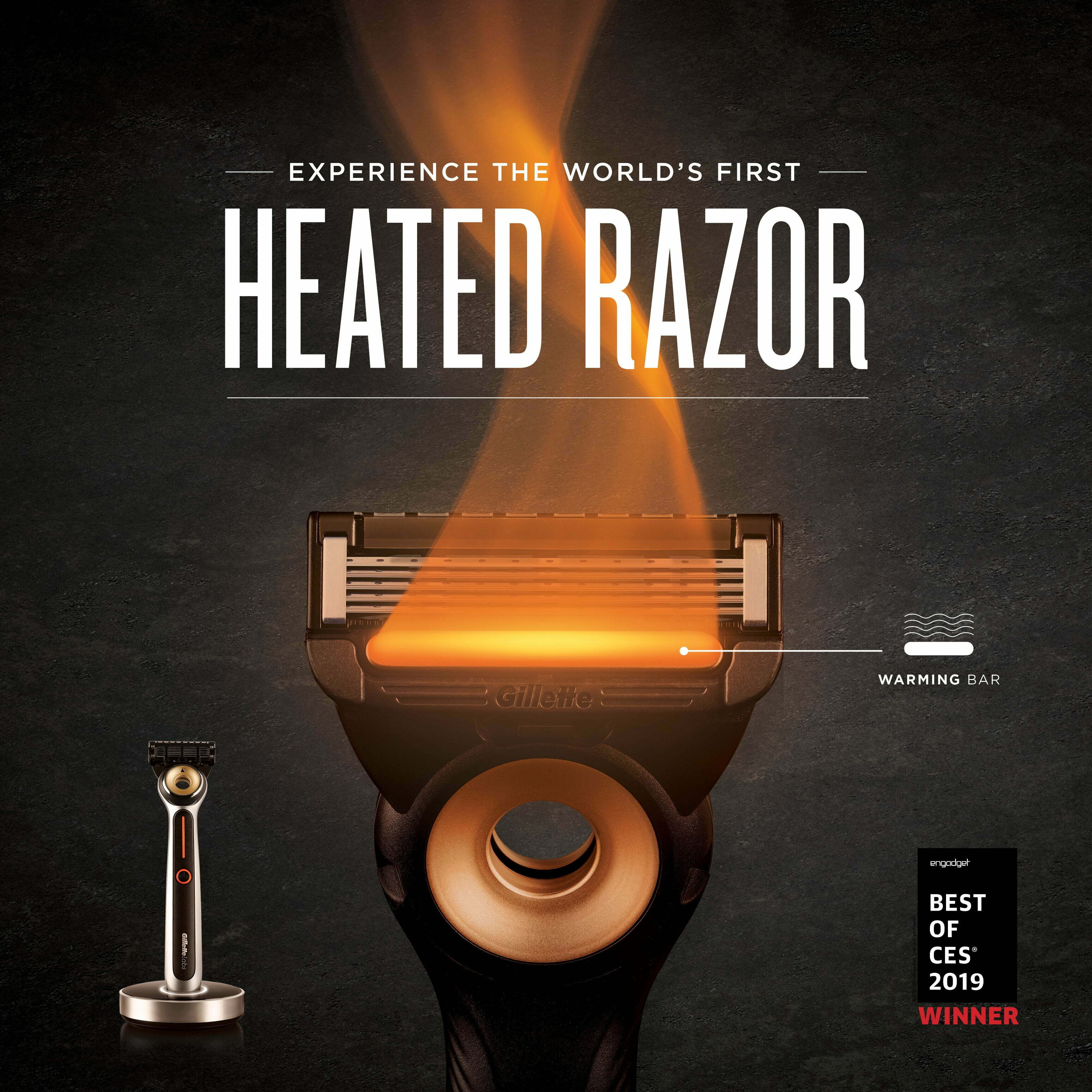 Gillette apresenta a primeira máquina aquecida do mercado