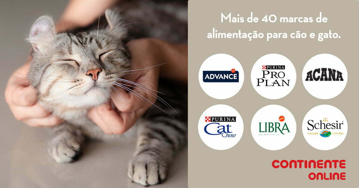 Continente Online aposta em nova gama alimentar para cães e gatos