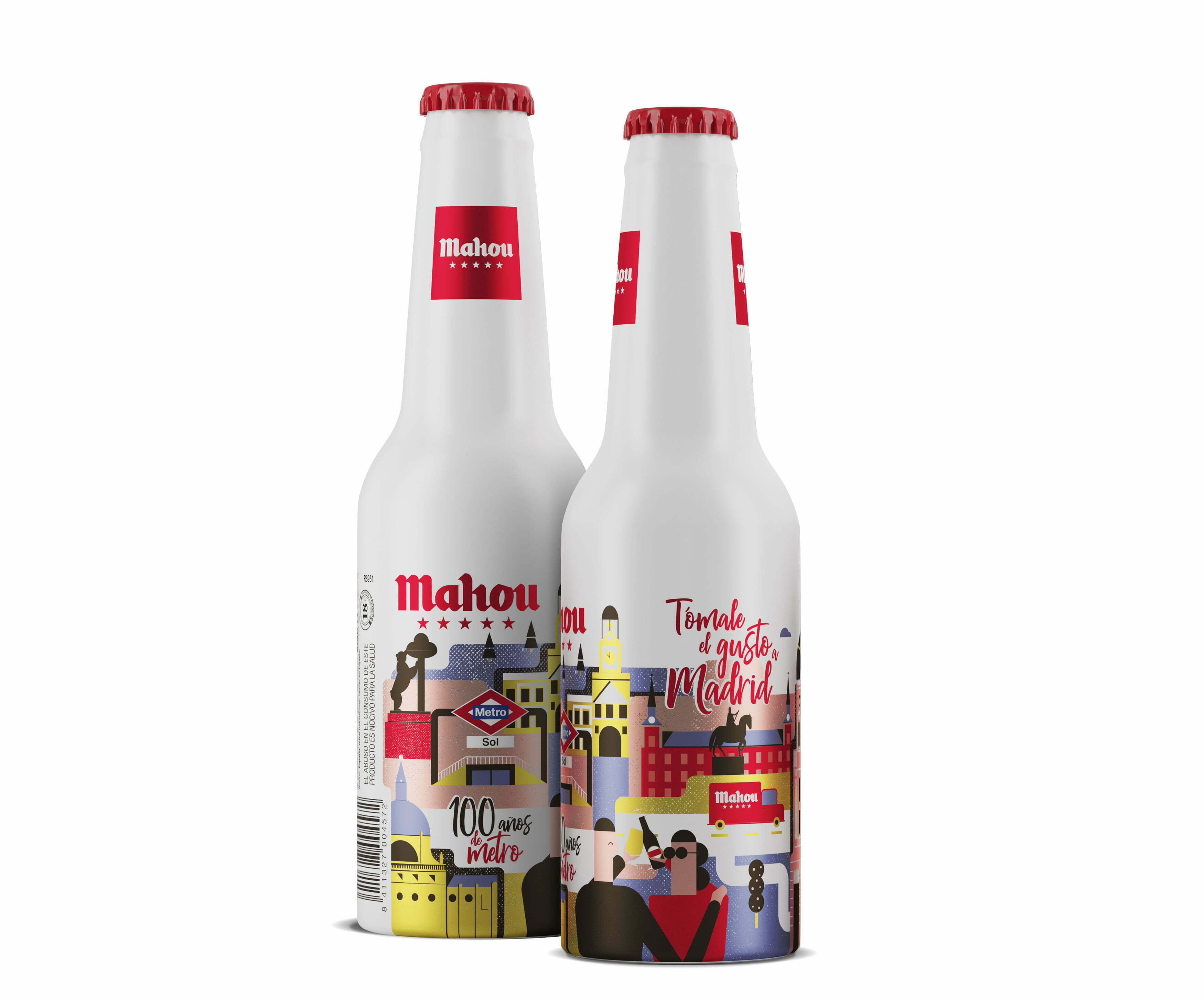 Mahou celebra o centenário  do Metro de Madrid