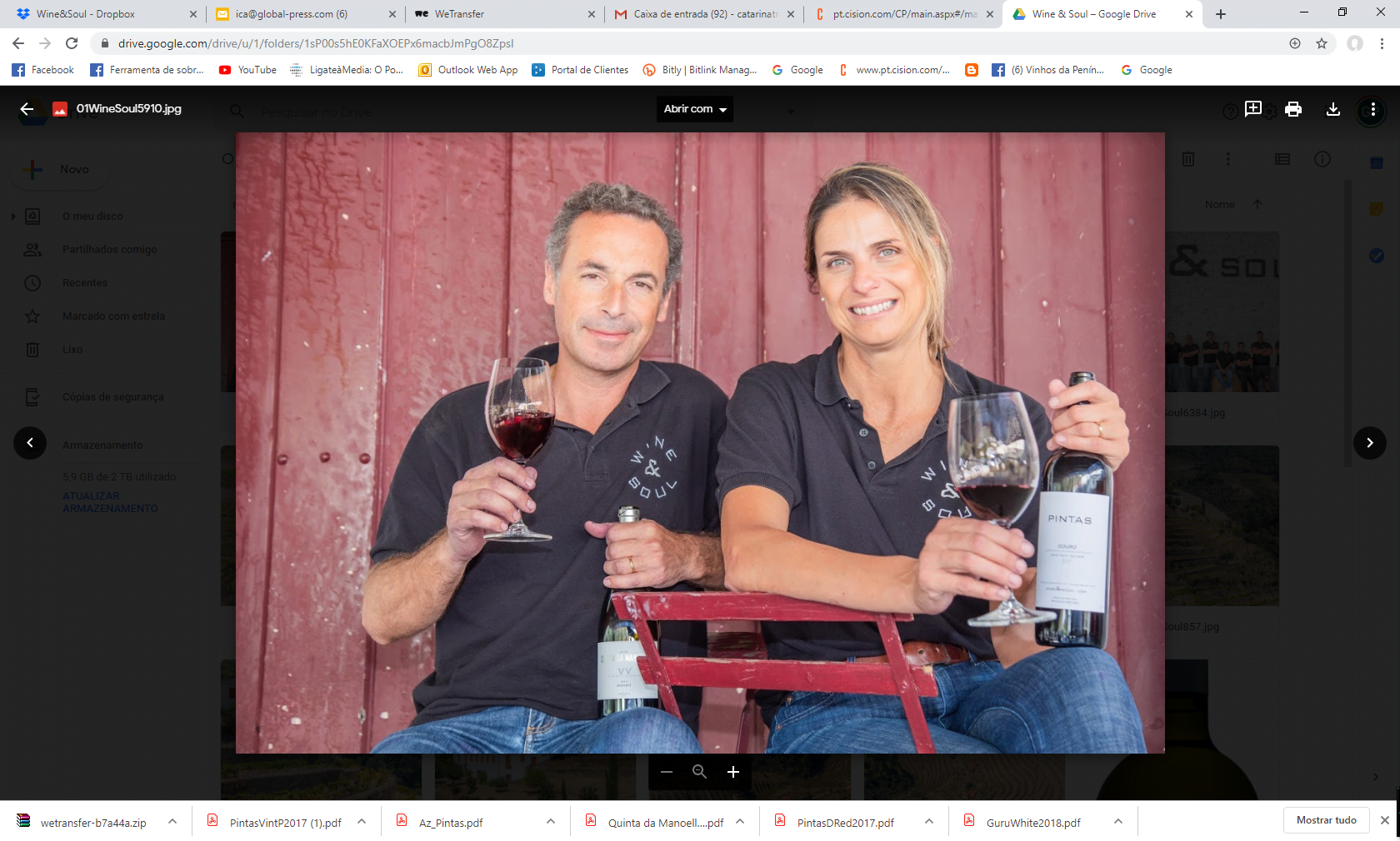 Chegaram as novas colheitas dos vinhos durienses de Sandra Tavares e Jorge Serôdio Borges