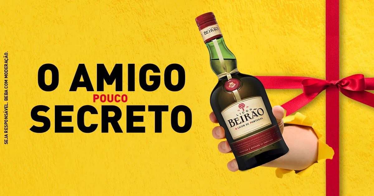 Campanha de Natal do Licor Beirão chama-se “O amigo (pouco) secreto”